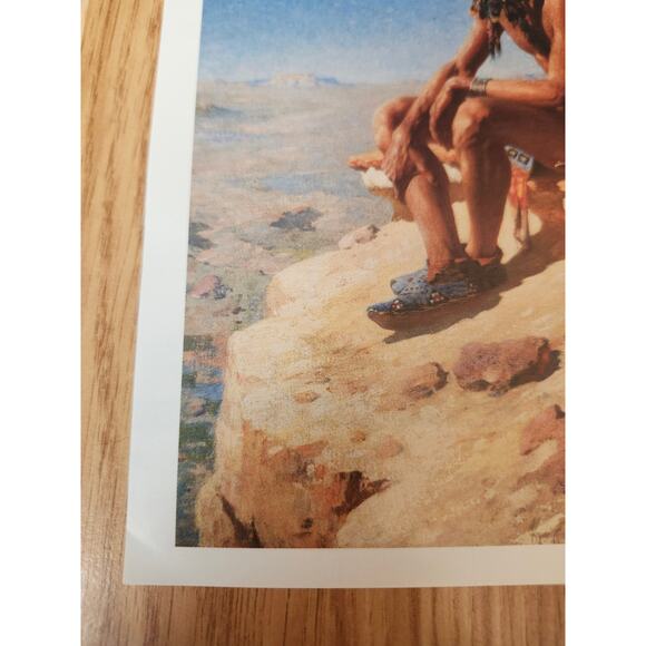 Master of His Domain Calendar Print William R. Leigh Native American Art 8x6.5 - Picture 8 of 8